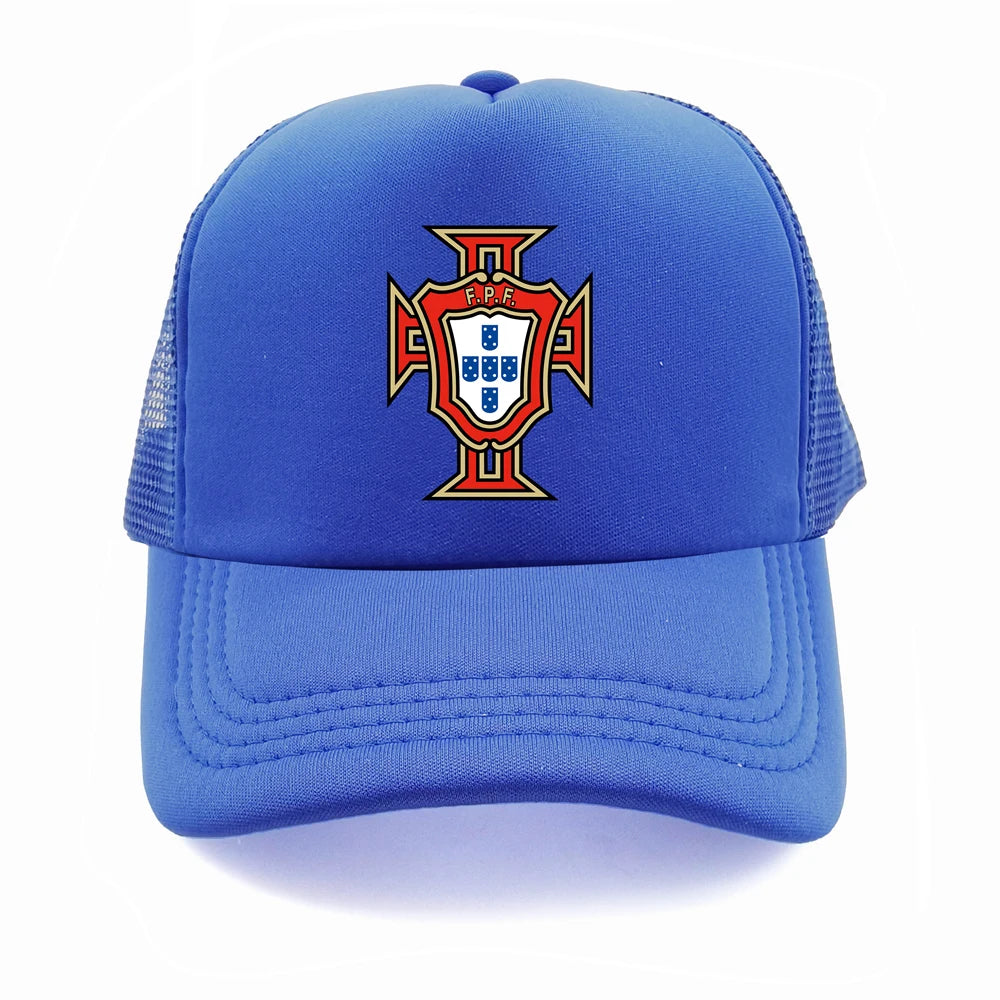 Portugal Trucker Caps Men Hat Baseball Cap Cool Summer Unisex Mesh Net Portugal National Footballer Hats