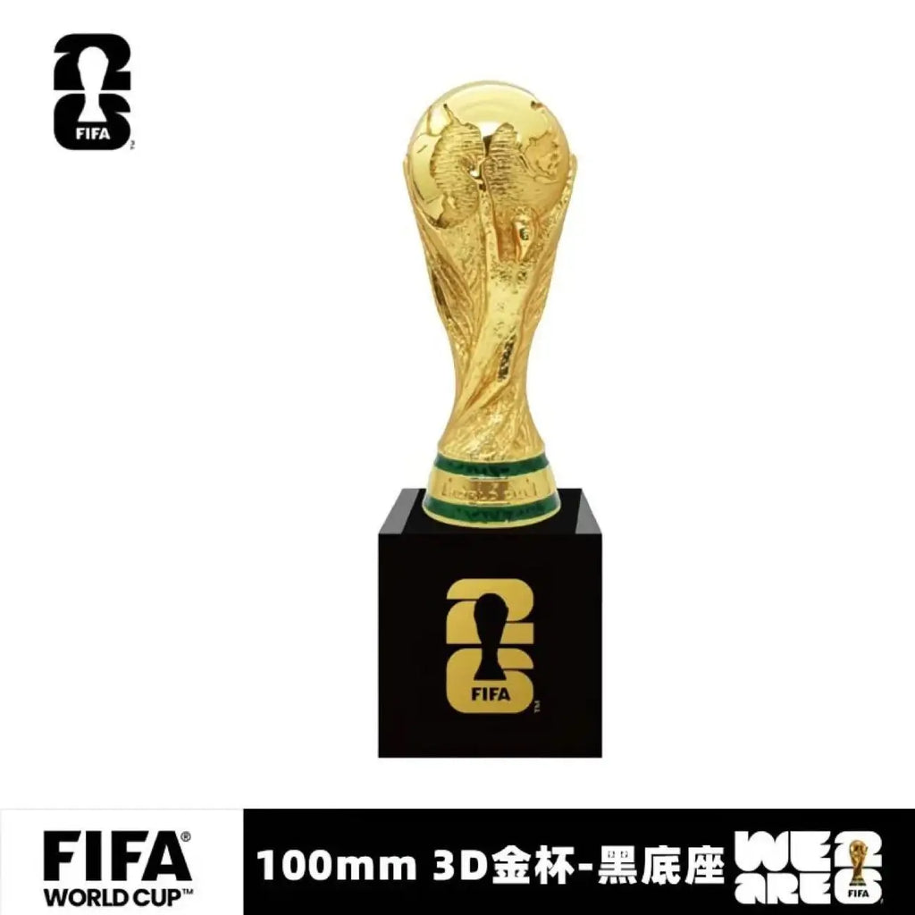 FIFA Official Licensed 2026 World Cup 3DTrophy Replica Golden Jules Rimet Trophy Black Base Football Fans Collectible Desk Decor