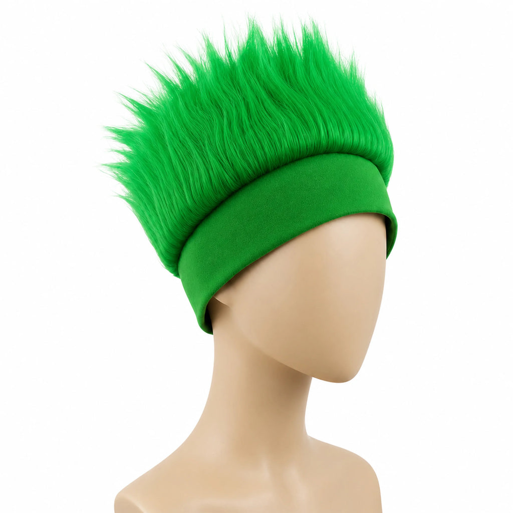 World Cup Wig with Logo, National Flag Colors,Headgear,Fan Wigs CostumeBrazil, Argentina, France, Germany, Mexico, United States
