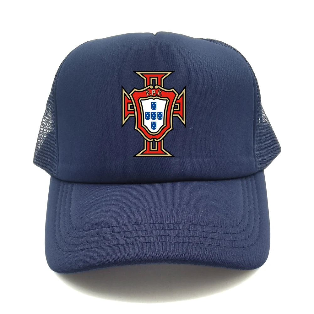 Portugal Trucker Caps Men Hat Baseball Cap Cool Summer Unisex Mesh Net Portugal National Footballer Hats