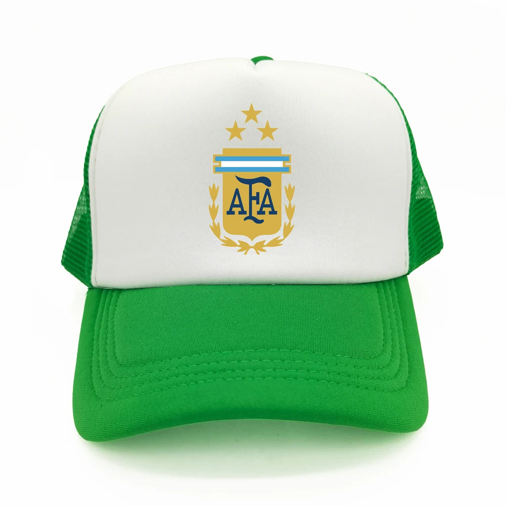 Argentina Trucker Caps Men Hat Baseball Cap Cool Summer Unisex Mesh Net Argentina 3 Star Hats