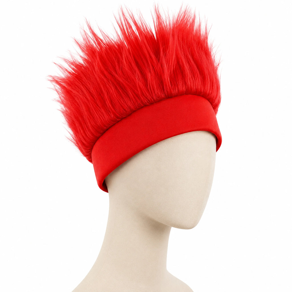 World Cup Wig with Logo, National Flag Colors,Headgear,Fan Wigs CostumeBrazil, Argentina, France, Germany, Mexico, United States
