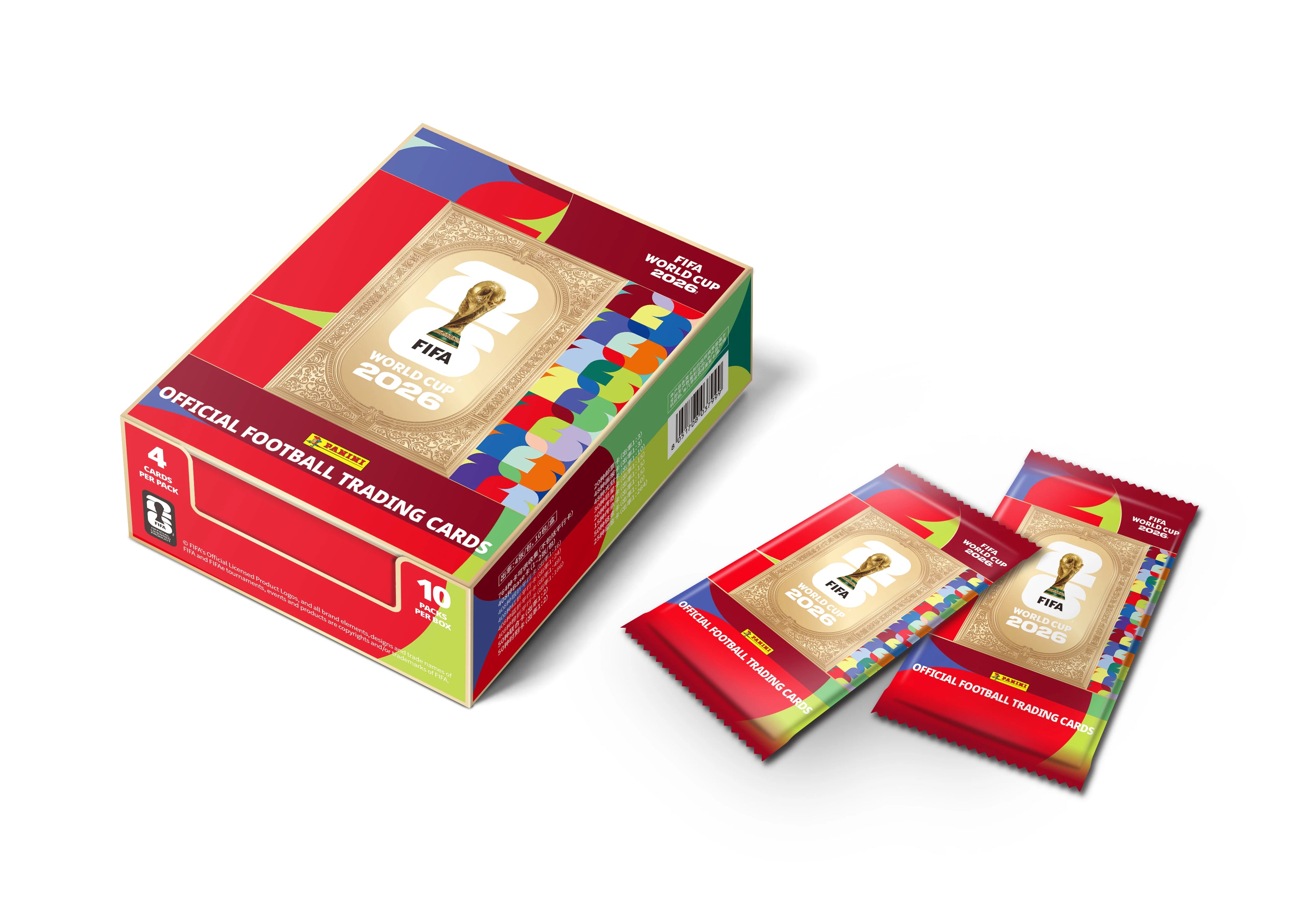 Genuine FIFA WORLD CUP 2026 TM Official Football Collectible Cards Extraordinary version Ronaldo Messi Mbappé Star Player Cards