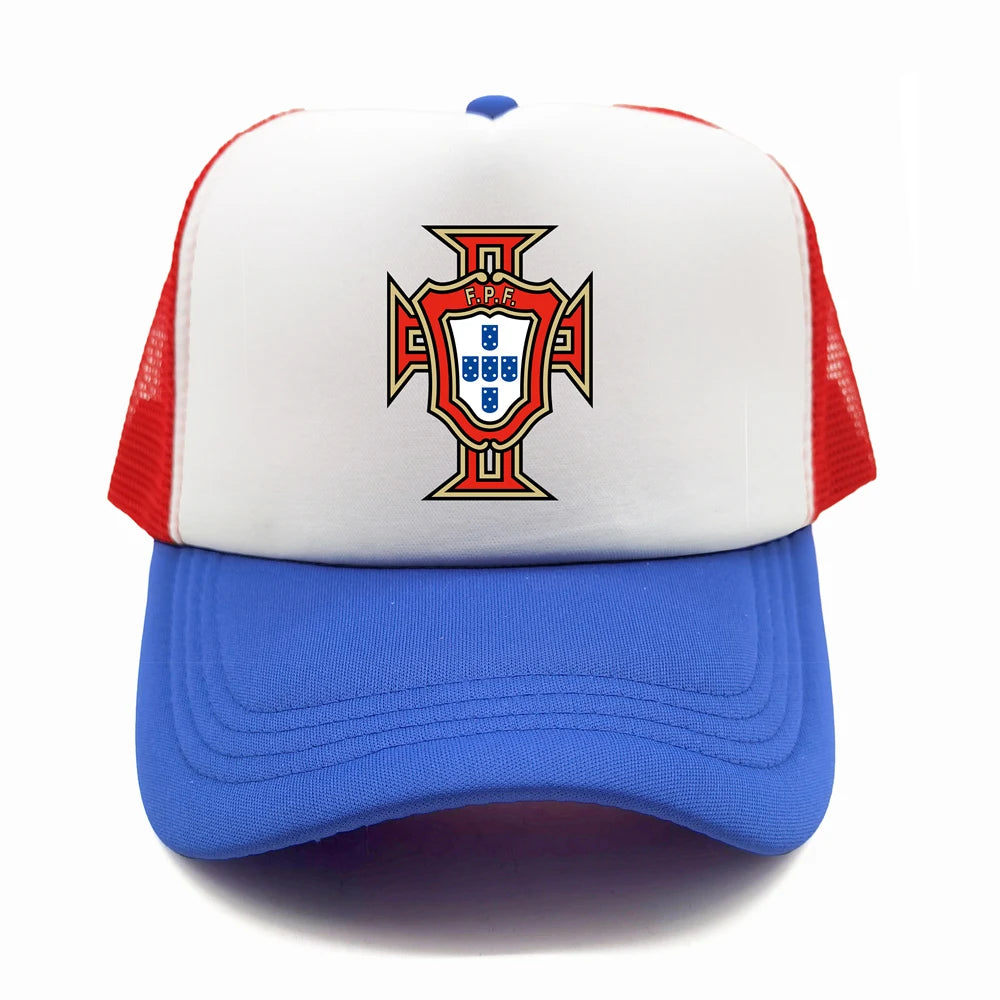 Portugal Trucker Caps Men Hat Baseball Cap Cool Summer Unisex Mesh Net Portugal National Footballer Hats