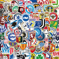 100pcs Football Club Logo Laptop Luggage Guitar Waterproof Decorative Graffiti