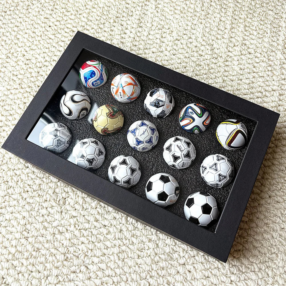 2026 FIFA Mini Soccer Ball Set 15PCS 3.8cm Football Collectible Models World Cup Fan Souvenir Gift Sports Memorabilia Collection