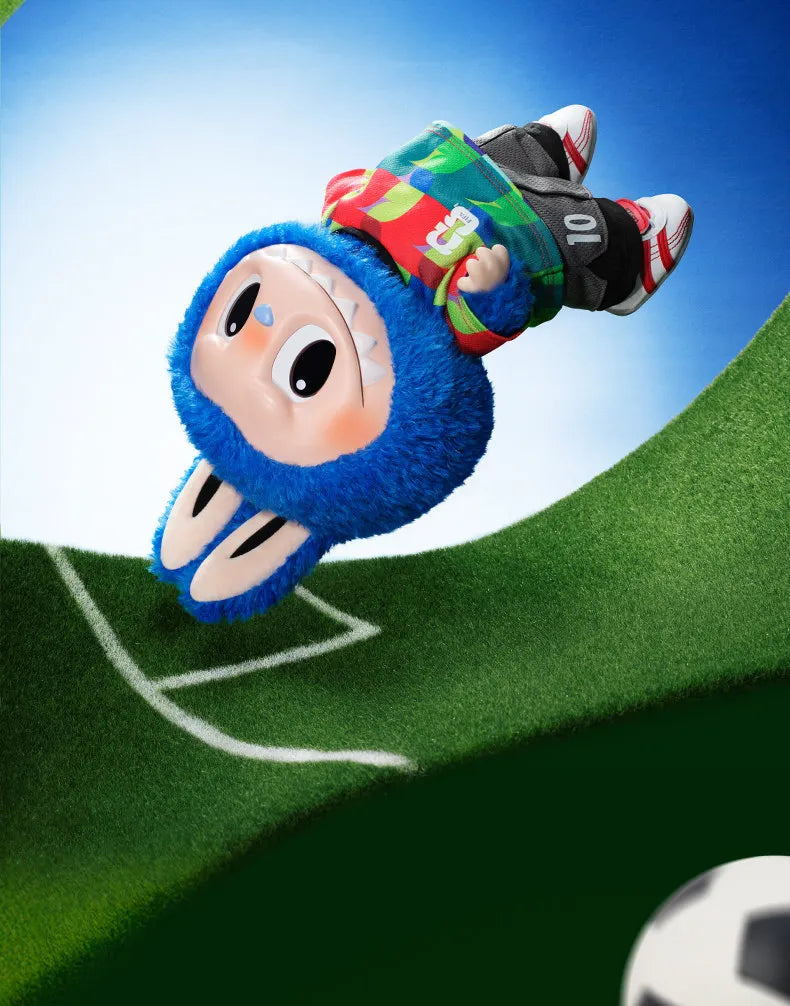 POPMART The Monsters Labubu Fifa Catch The Win Vinyl Plush Doll Football Themed Figure Cute Vinyl Plush Pendant Blind Box Gift