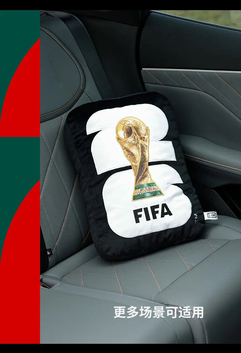 2026 Futbol Throw Pillow with Removable & Washable Cover