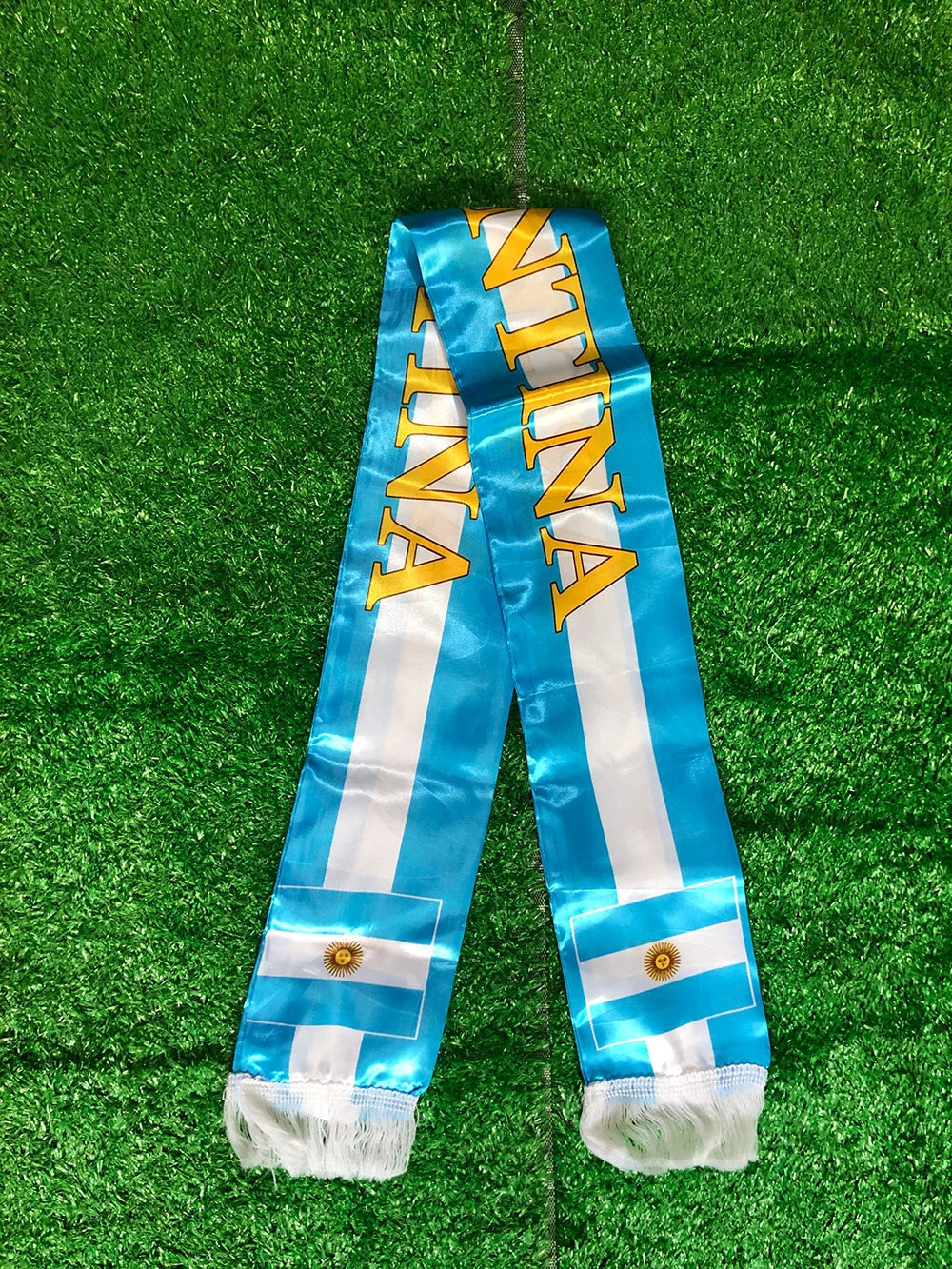 SKY FLAG Argentina scarf 14*130cm Argentina flag Custom Scarf football team Scarf Printing Satin Argentina banner