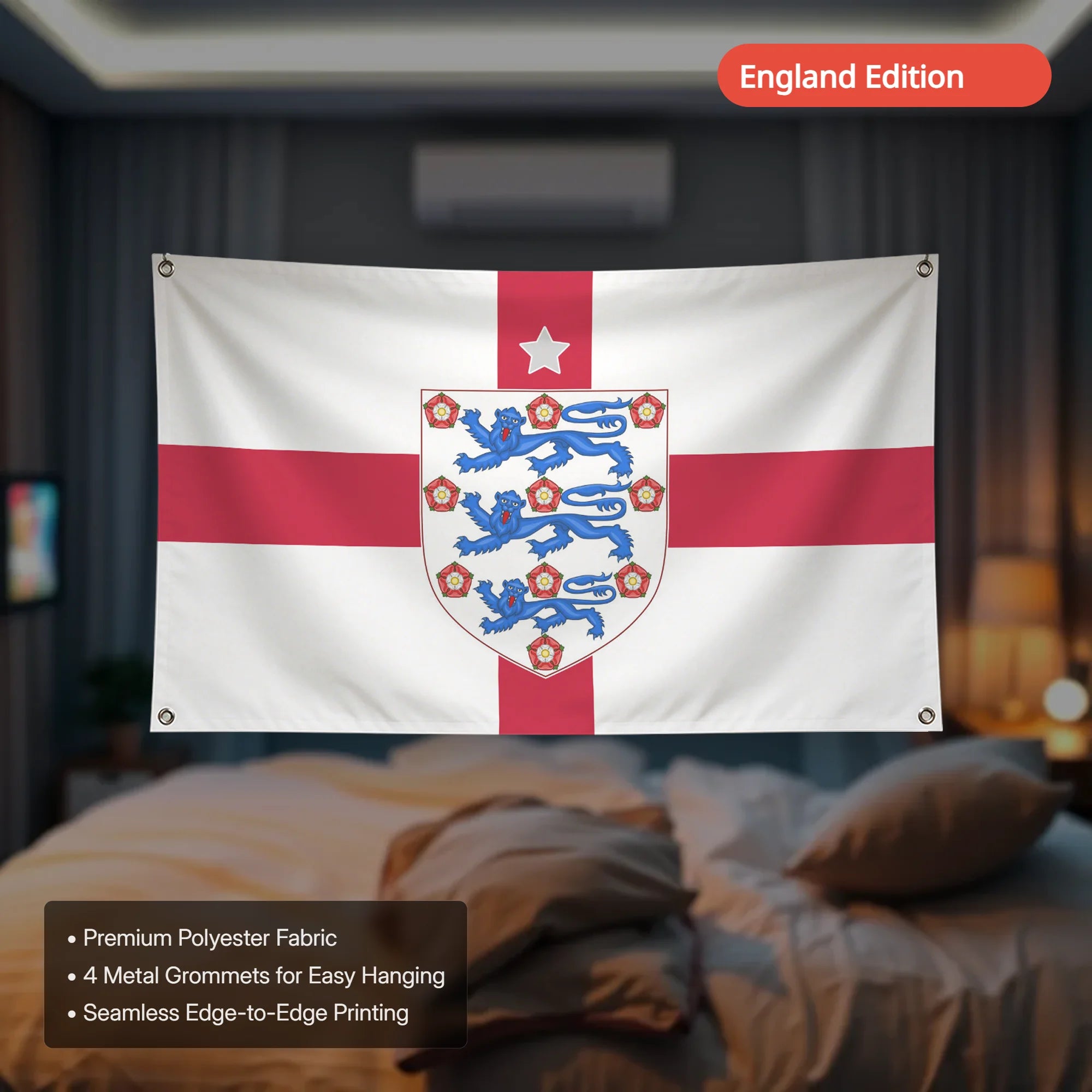 2026 Soccer Championship Team Flag Argentina Brazil France Germany England Spain Portugal Netherlands Polyester Fan Banner