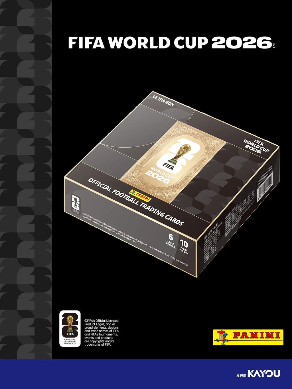 KAYOU PANINI FIFA World Cup 2026 Football Trading Cards World Cup Souvenirs Sports Trading Card Collect Commemorative Cards