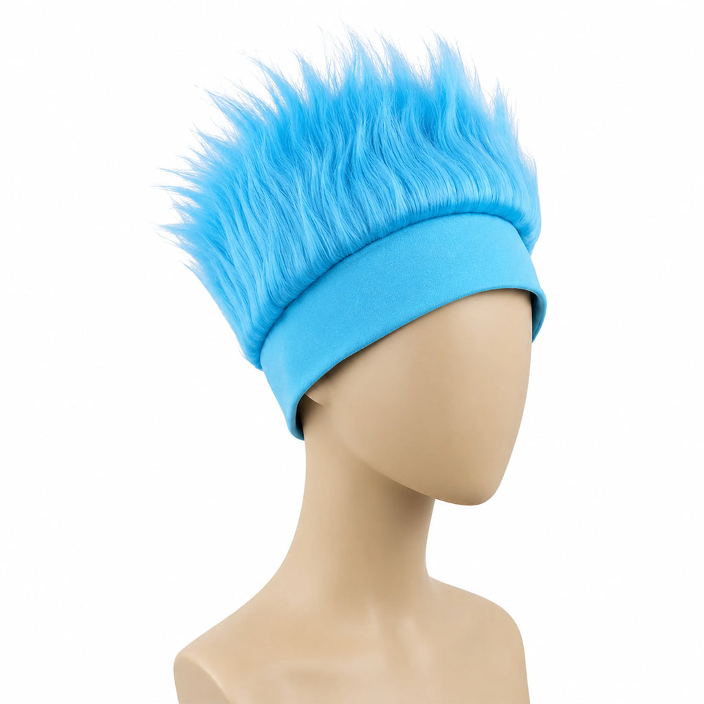 World Cup Wig with Logo, National Flag Colors,Headgear,Fan Wigs CostumeBrazil, Argentina, France, Germany, Mexico, United States