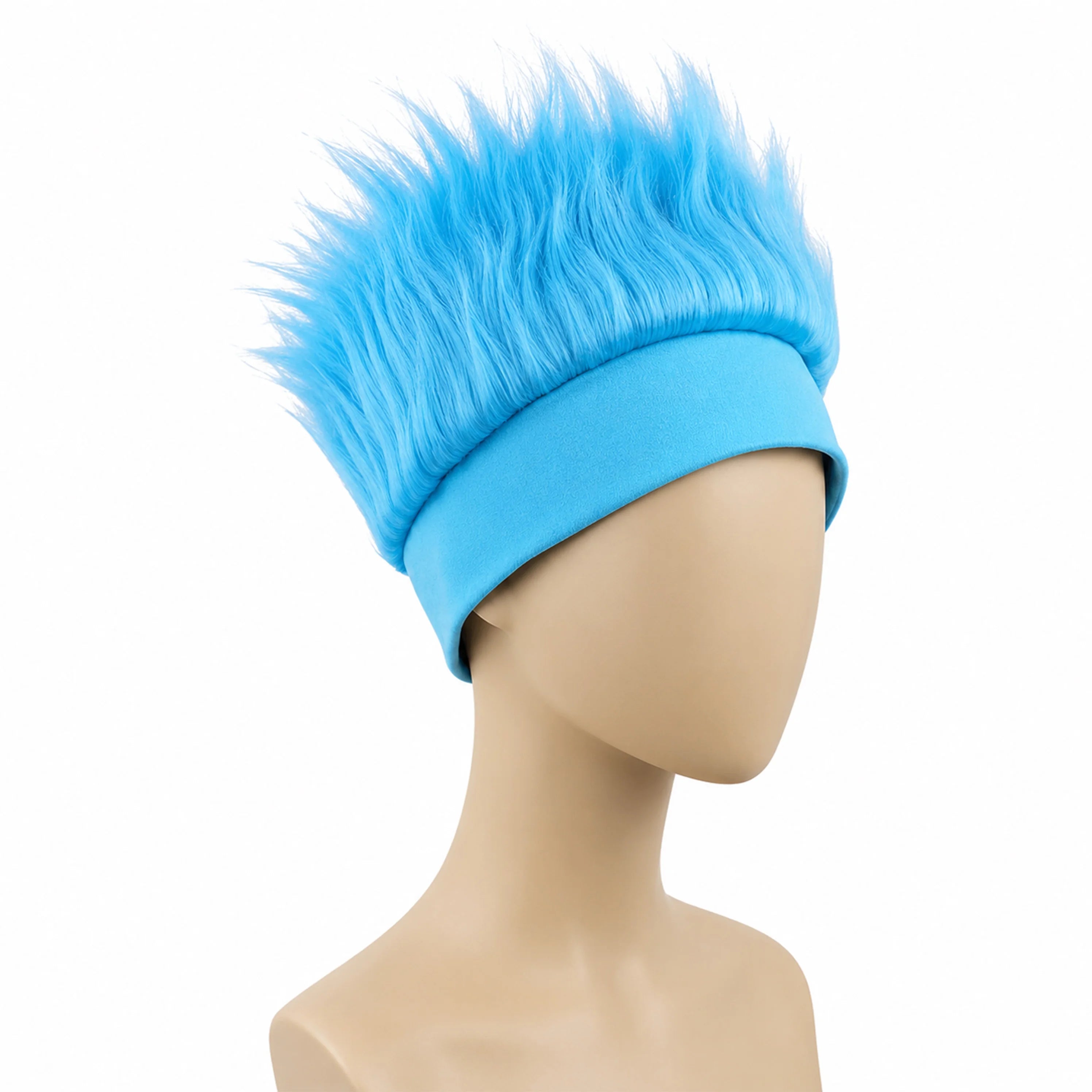 World Cup Wig with Logo, National Flag Colors,Headgear,Fan Wigs CostumeBrazil, Argentina, France, Germany, Mexico, United States