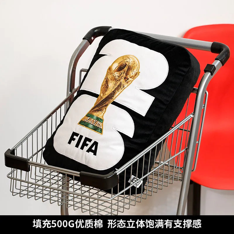 2026 Futbol Throw Pillow with Removable & Washable Cover