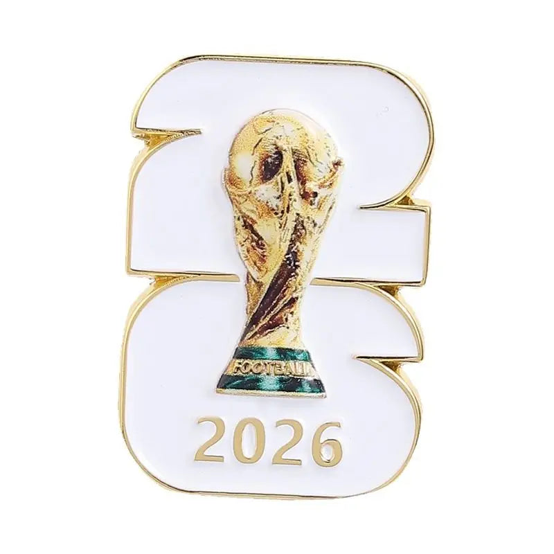 FIFA World Cup Theme Brooch Football Lapel Pin Badge Fashion Clothing Hat Backpack Decoration Souvenir Soccer Fans Collect Gifts