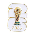 FIFA World Cup Theme Brooch Football Lapel Pin Badge Fashion Clothing Hat Backpack Decoration Souvenir Soccer Fans Collect Gifts