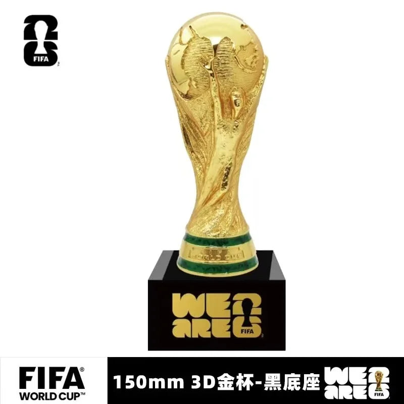 FIFA Official Licensed 2026 World Cup 3DTrophy Replica Golden Jules Rimet Trophy Black Base Football Fans Collectible Desk Decor