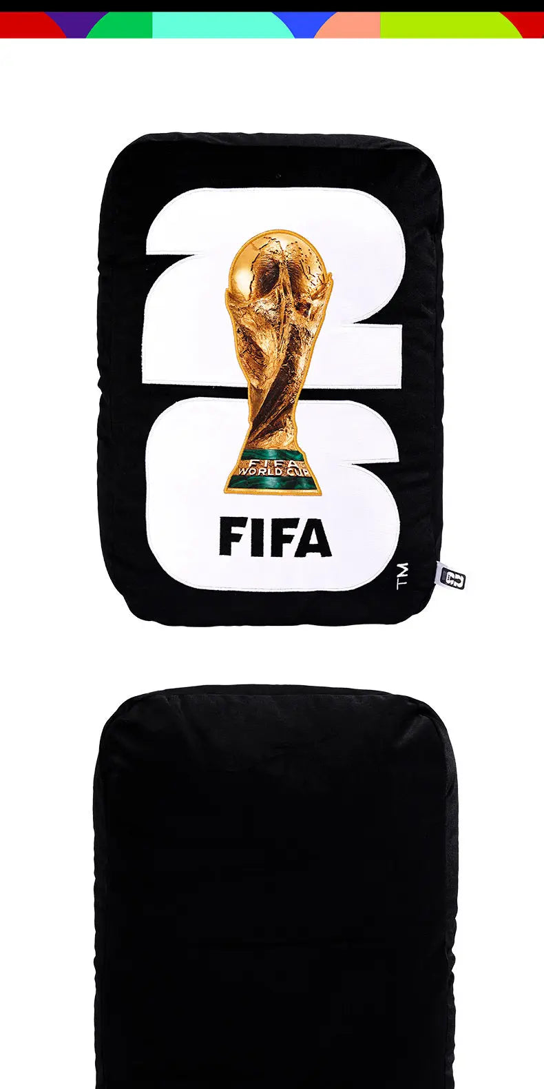 2026 Futbol Throw Pillow with Removable & Washable Cover