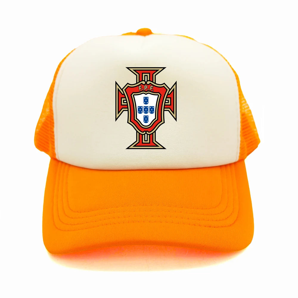Portugal Trucker Caps Men Hat Baseball Cap Cool Summer Unisex Mesh Net Portugal National Footballer Hats