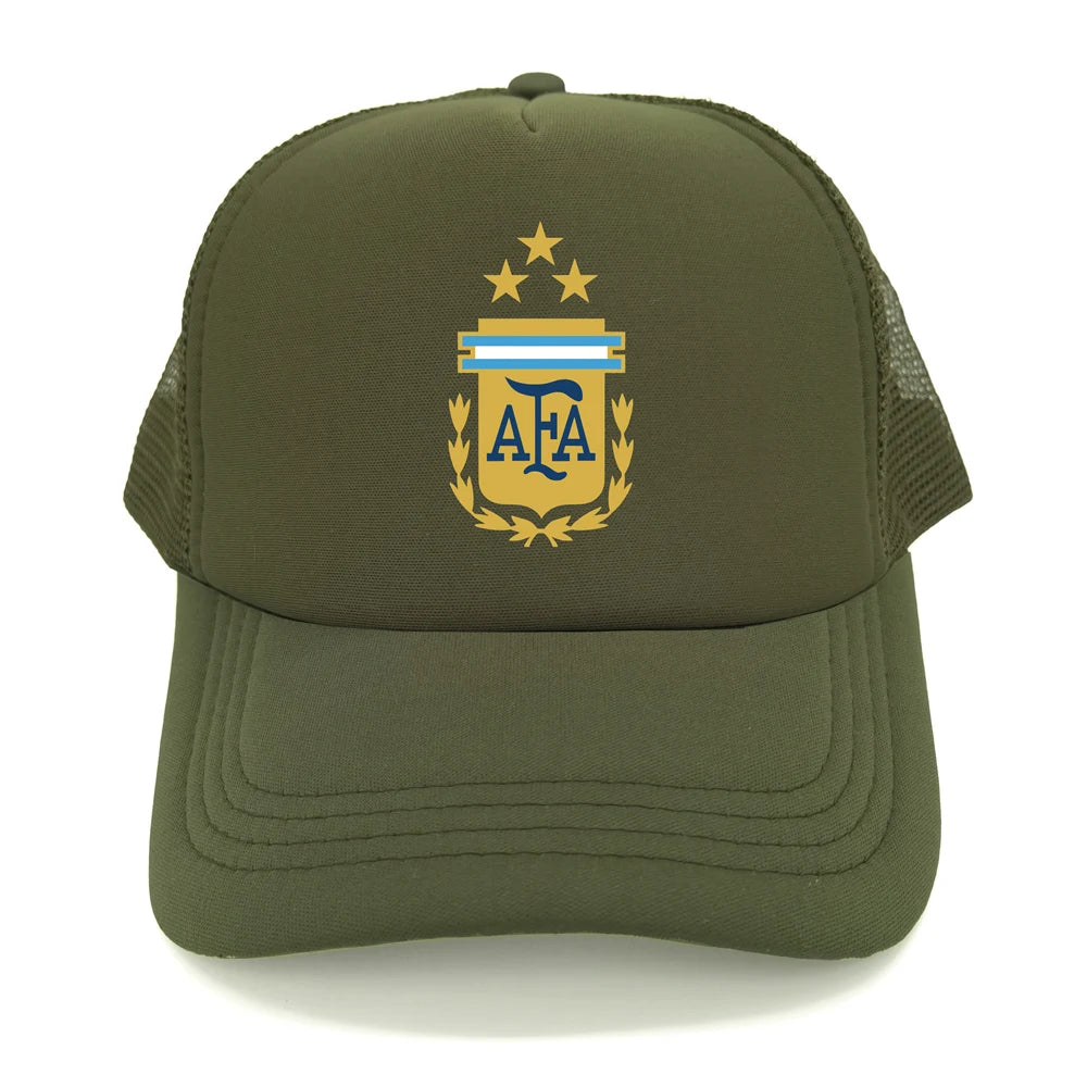 Argentina Trucker Caps Men Hat Baseball Cap Cool Summer Unisex Mesh Net Argentina 3 Star Hats