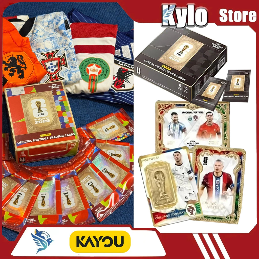 KAYOU PANINI FIFA World Cup 2026 Football Trading Cards World Cup Souvenirs Sports Trading Card Collect Commemorative Cards
