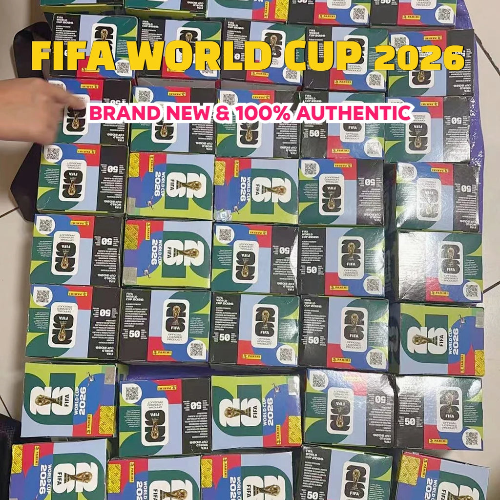 Panini FIFA 2026 World Cup Official Collectible Stickers Full Box 50 Packs Football Fan Sports Collection Souvenir