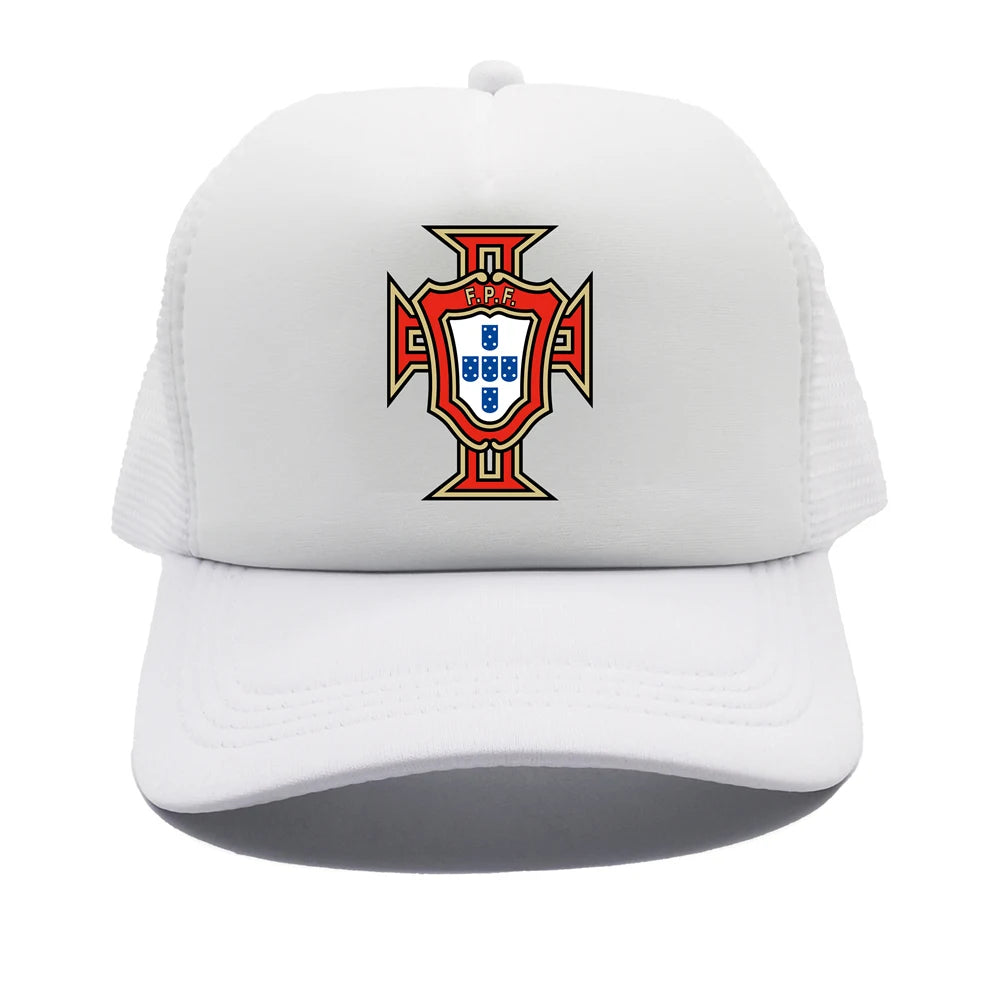 Portugal Trucker Caps Men Hat Baseball Cap Cool Summer Unisex Mesh Net Portugal National Footballer Hats