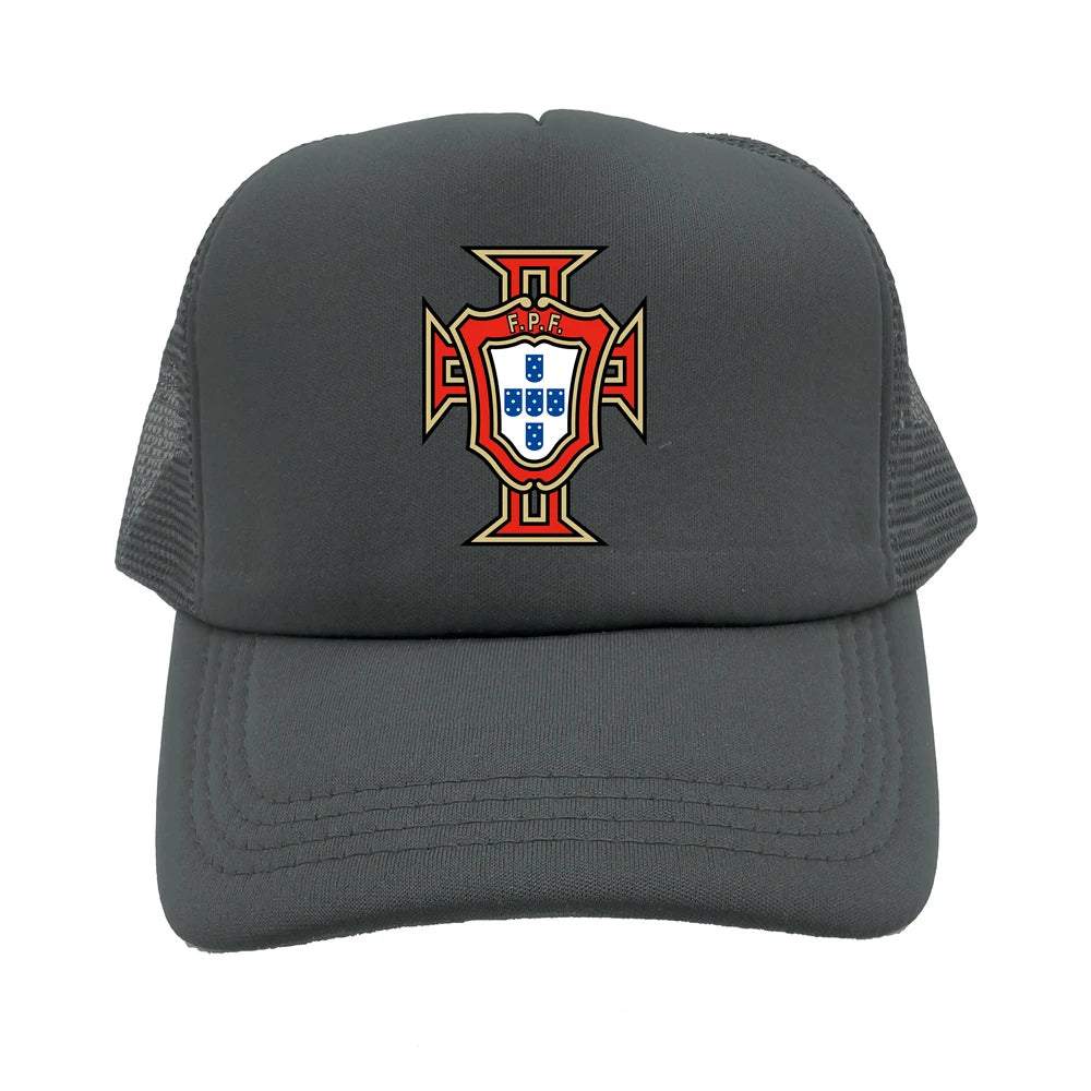 Portugal Trucker Caps Men Hat Baseball Cap Cool Summer Unisex Mesh Net Portugal National Footballer Hats