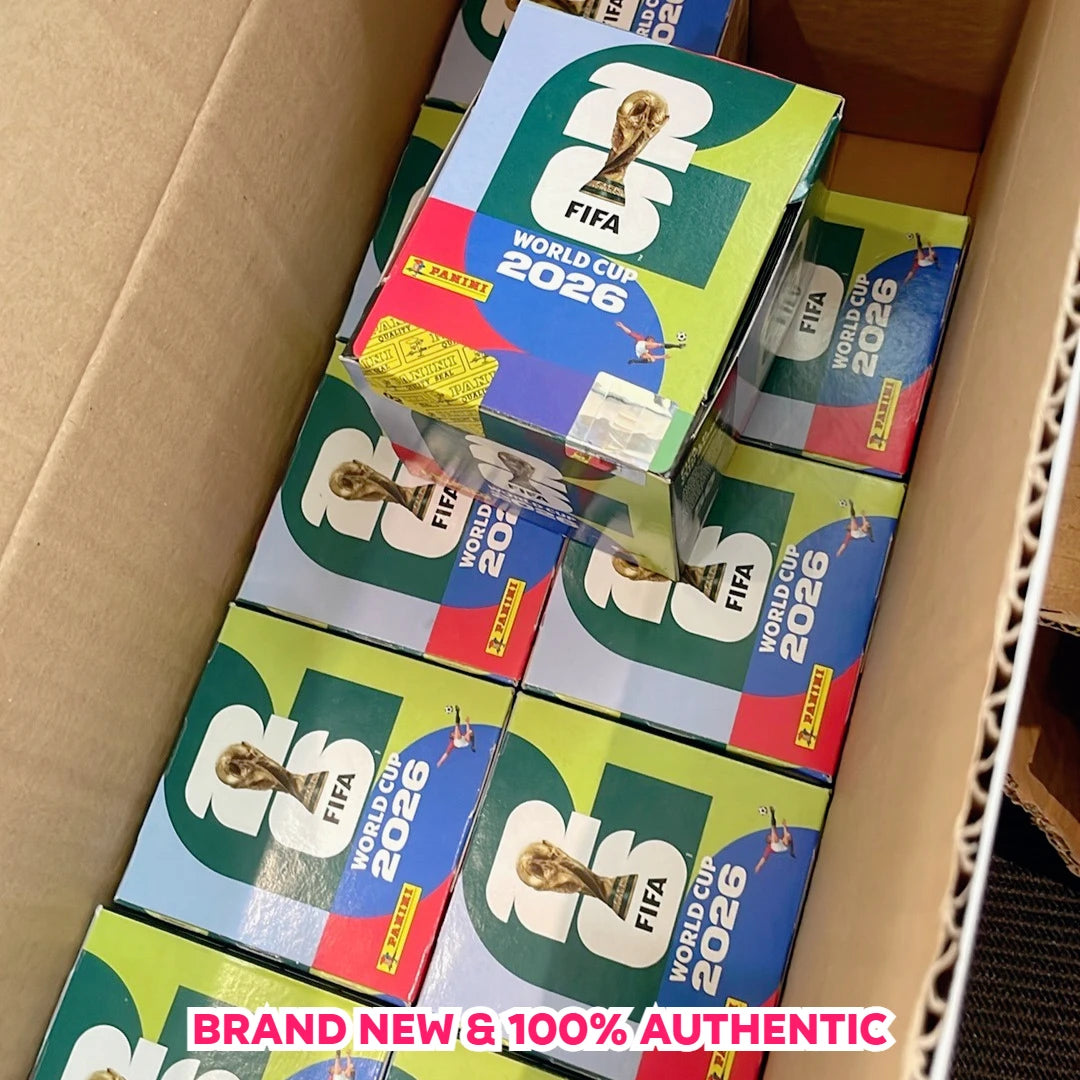 Panini FIFA 2026 World Cup Official Collectible Stickers Full Box 50 Packs Football Fan Sports Collection Souvenir