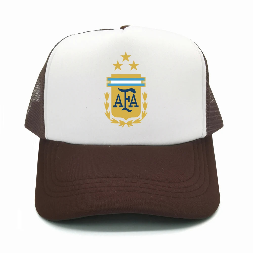 Argentina Trucker Caps Men Hat Baseball Cap Cool Summer Unisex Mesh Net Argentina 3 Star Hats