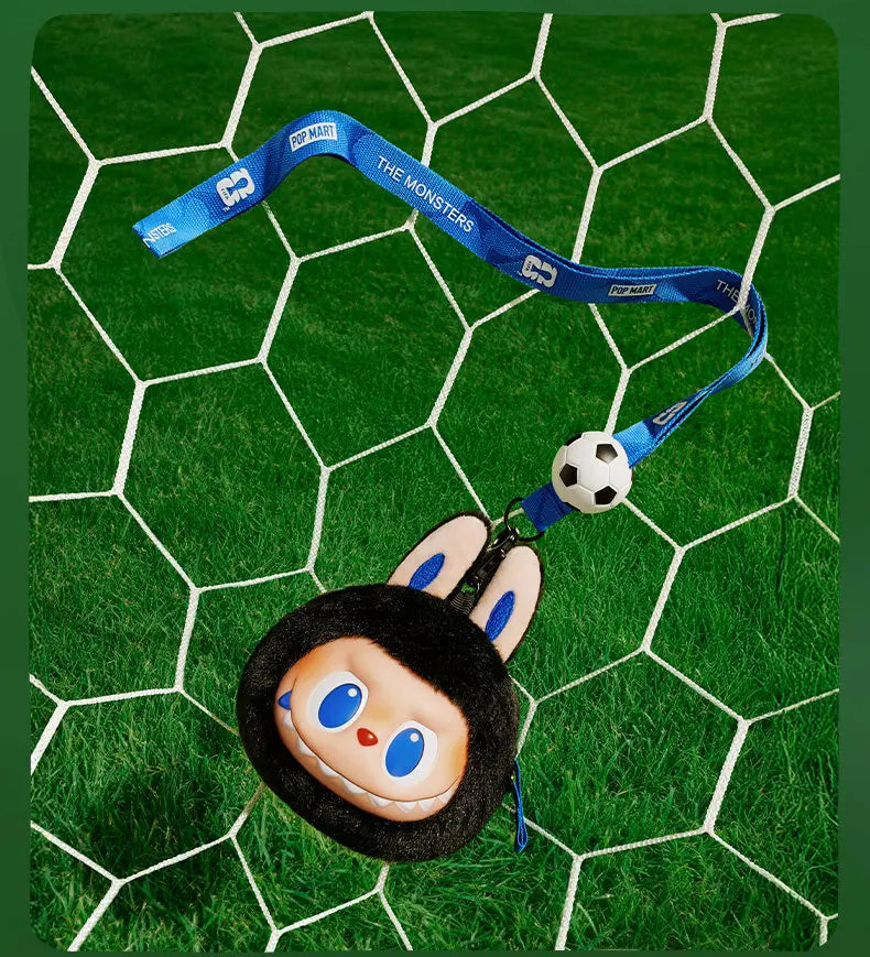 POPMART The Monsters Labubu Fifa Catch The Win Vinyl Plush Doll Football Themed Figure Cute Vinyl Plush Pendant Blind Box Gift