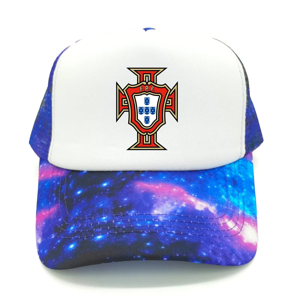 Portugal Trucker Caps Men Hat Baseball Cap Cool Summer Unisex Mesh Net Portugal National Footballer Hats