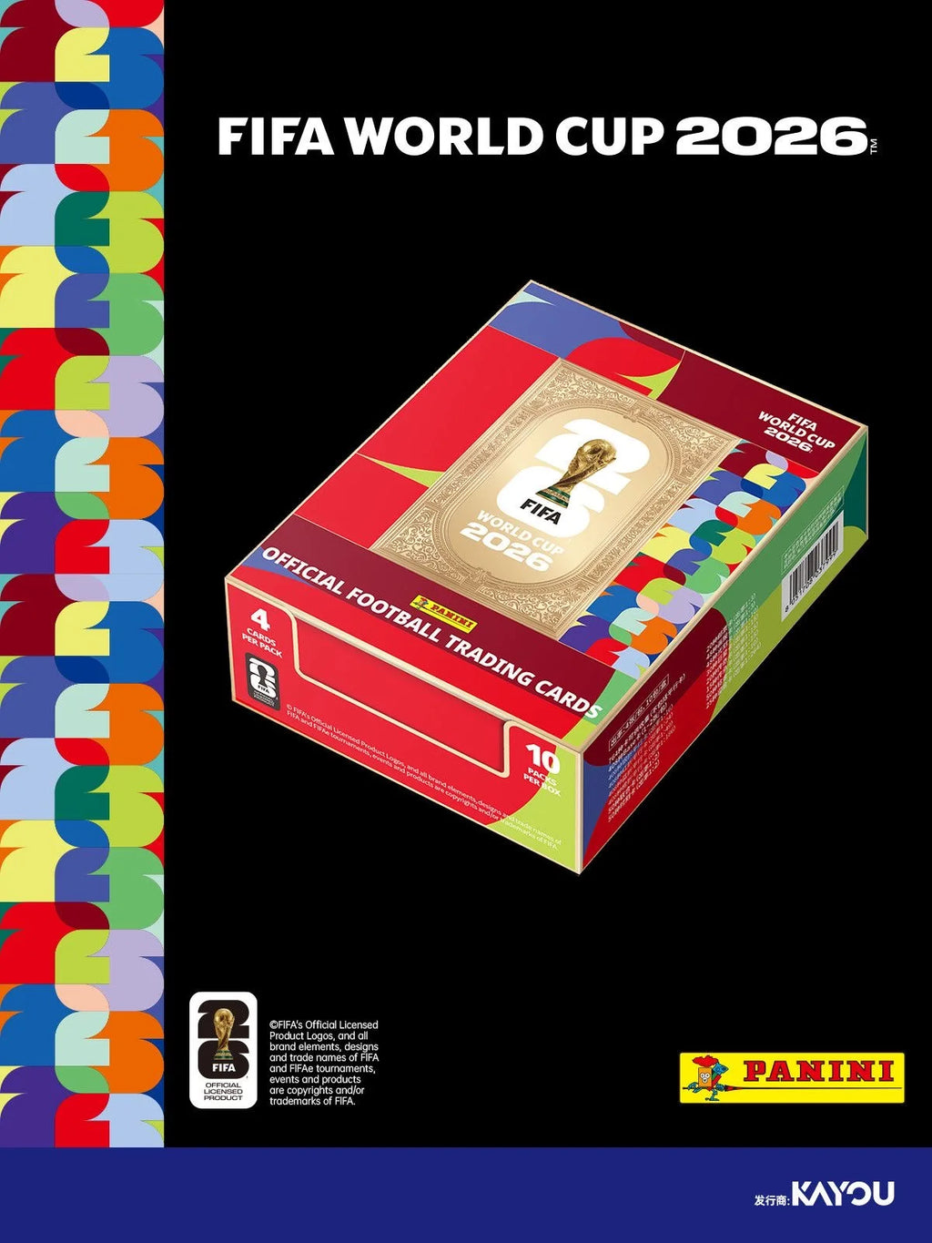 KAYOU PANINI FIFA World Cup 2026 Football Trading Cards World Cup Souvenirs Sports Trading Card Collect Commemorative Cards