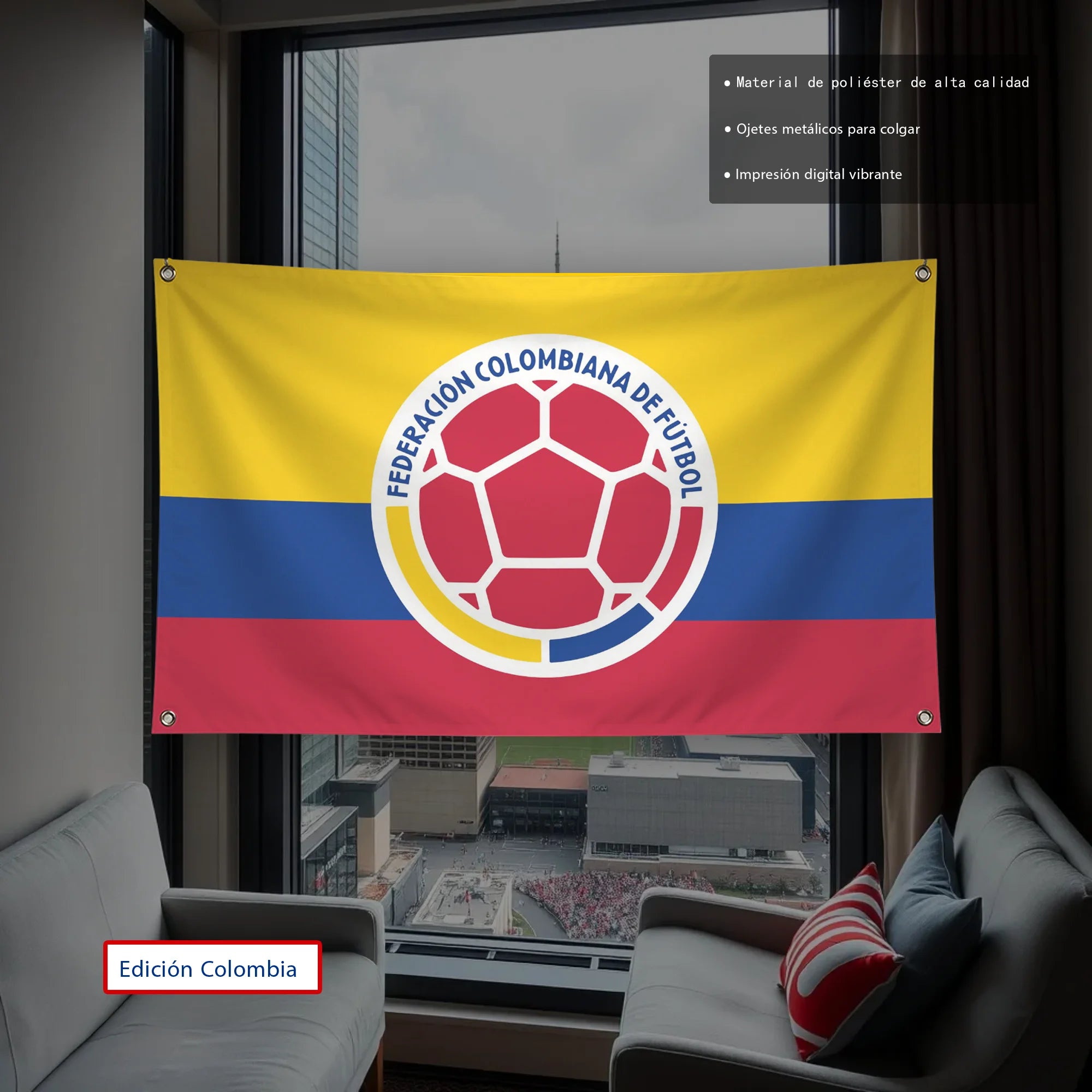 2026 Soccer Championship Team Flag Argentina Brazil France Germany England Spain Portugal Netherlands Polyester Fan Banner