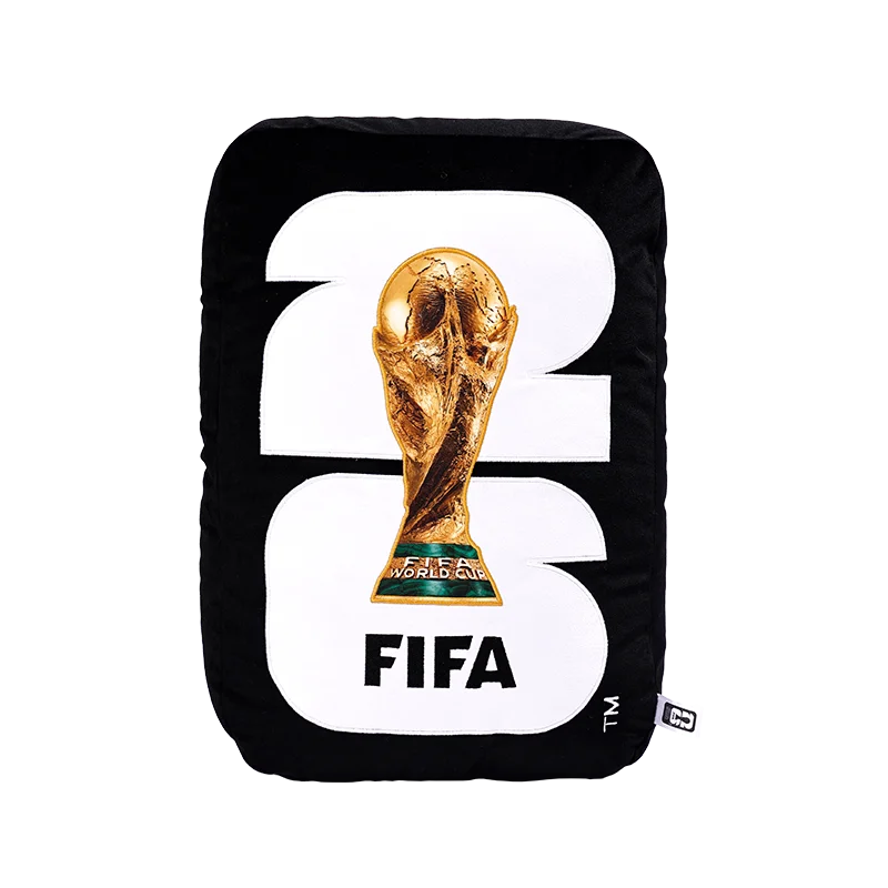 2026 Futbol Throw Pillow with Removable & Washable Cover