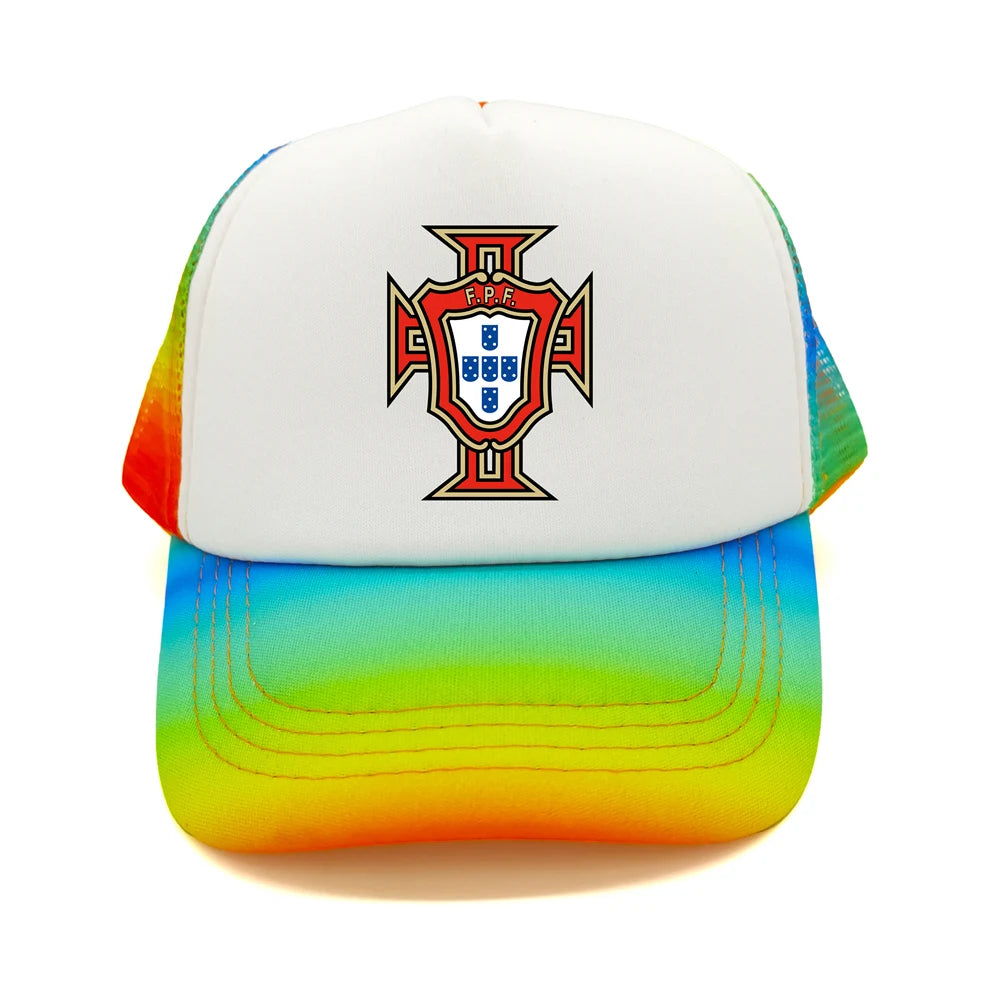 Portugal Trucker Caps Men Hat Baseball Cap Cool Summer Unisex Mesh Net Portugal National Footballer Hats