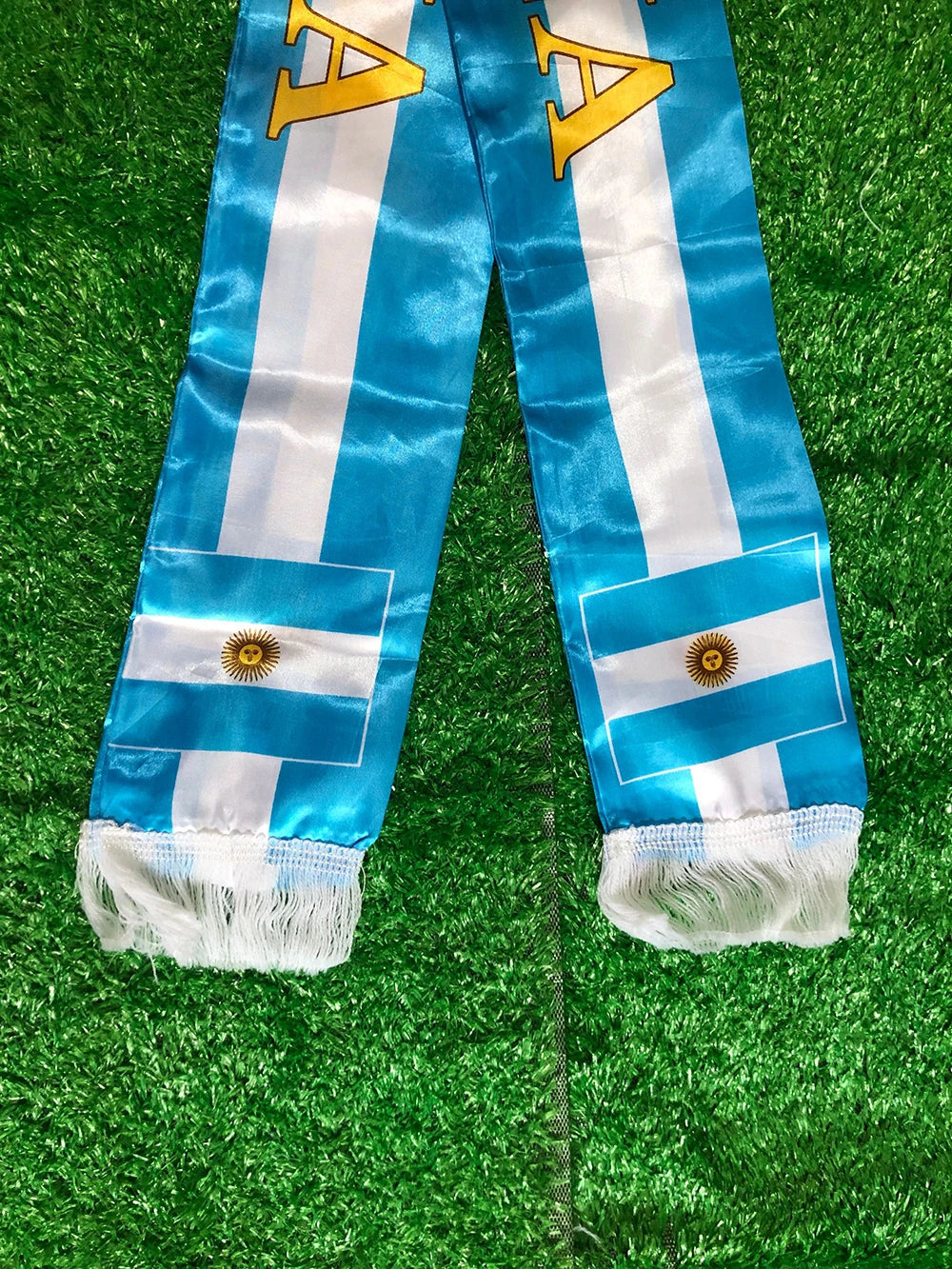 SKY FLAG Argentina scarf 14*130cm Argentina flag Custom Scarf football team Scarf Printing Satin Argentina banner