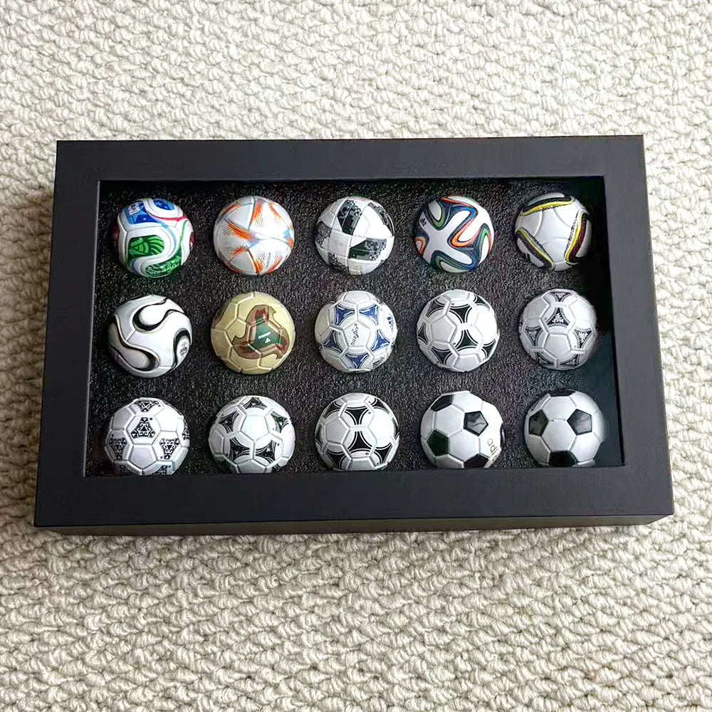 2026 FIFA Mini Soccer Ball Set 15PCS 3.8cm Football Collectible Models World Cup Fan Souvenir Gift Sports Memorabilia Collection