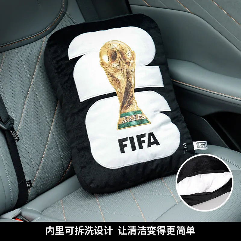 2026 Futbol Throw Pillow with Removable & Washable Cover