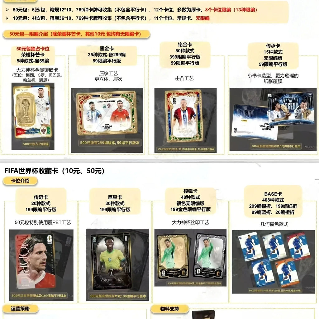 KAYOU PANINI FIFA World Cup 2026 Football Trading Cards World Cup Souvenirs Sports Trading Card Collect Commemorative Cards