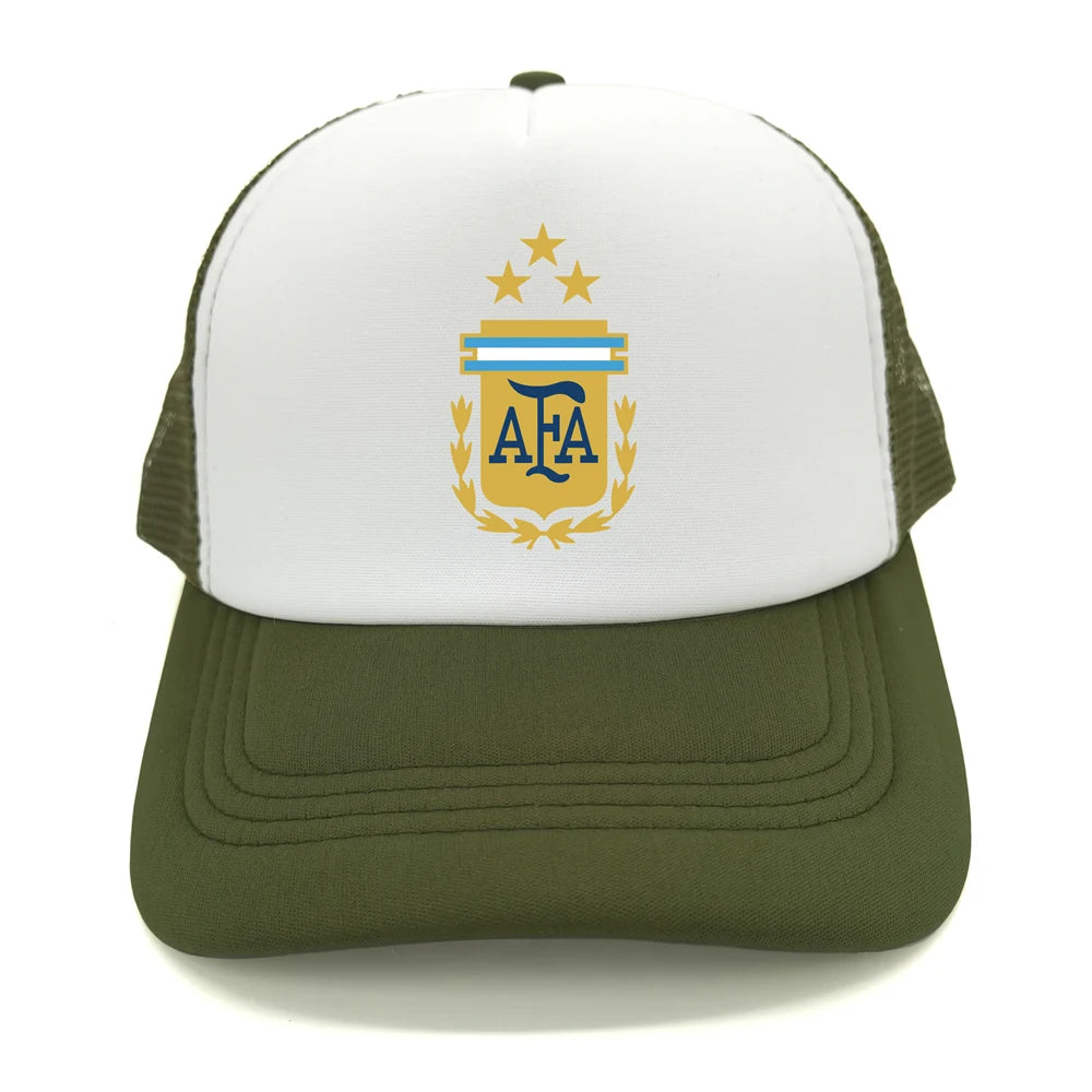 Argentina Trucker Caps Men Hat Baseball Cap Cool Summer Unisex Mesh Net Argentina 3 Star Hats