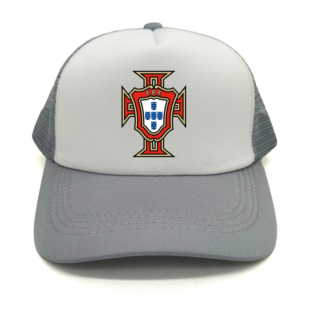 Portugal Trucker Caps Men Hat Baseball Cap Cool Summer Unisex Mesh Net Portugal National Footballer Hats