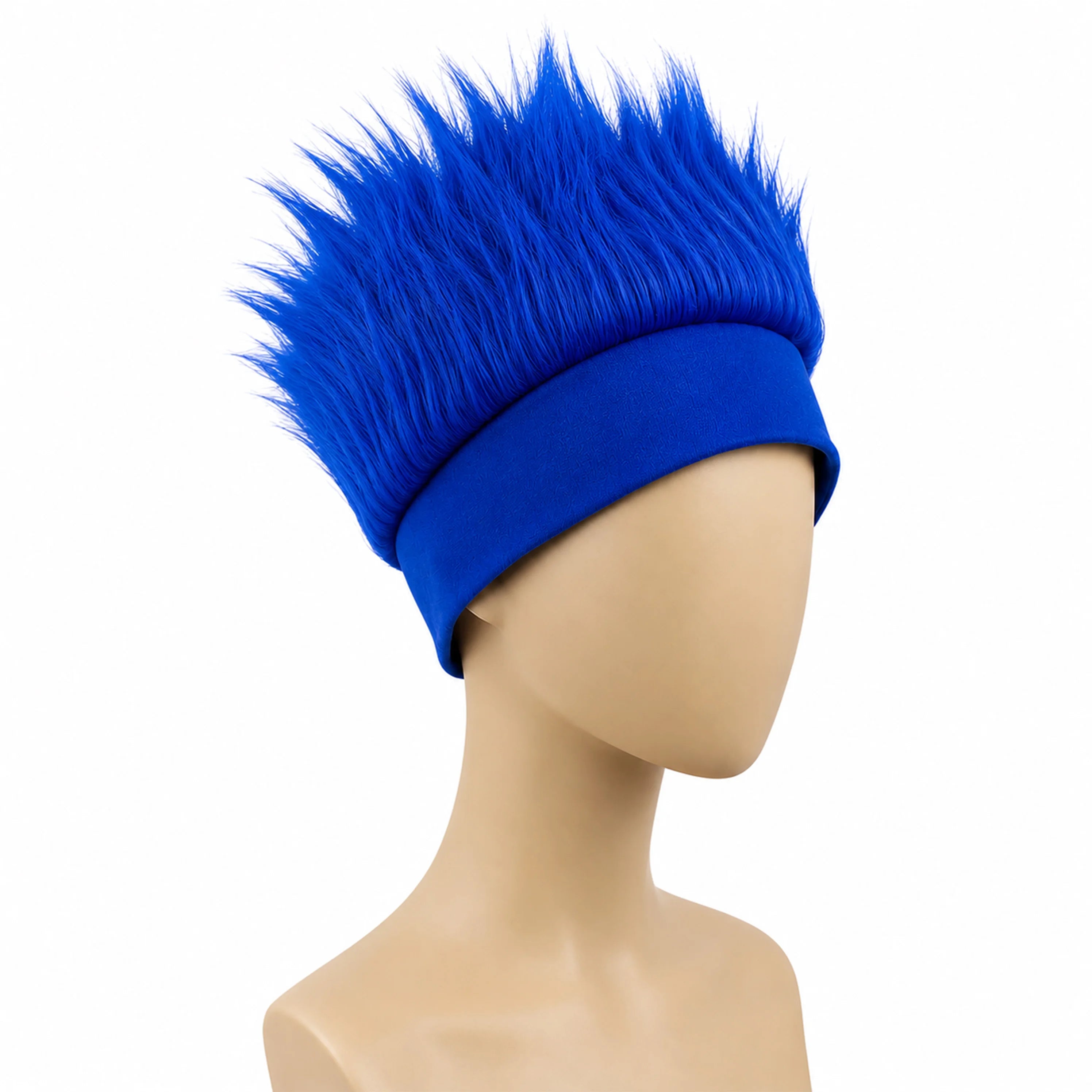 World Cup Wig with Logo, National Flag Colors,Headgear,Fan Wigs CostumeBrazil, Argentina, France, Germany, Mexico, United States
