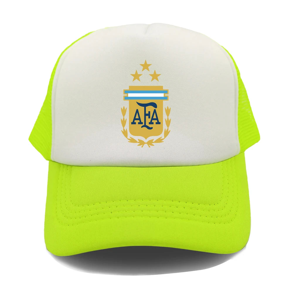 Argentina Trucker Caps Men Hat Baseball Cap Cool Summer Unisex Mesh Net Argentina 3 Star Hats