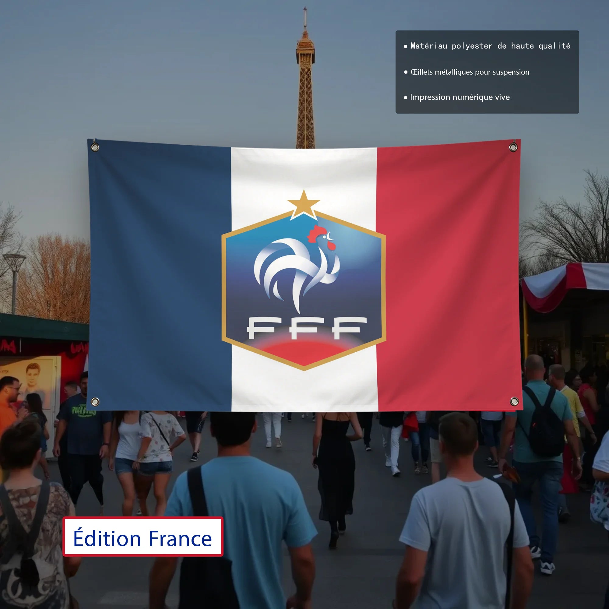 2026 Soccer Championship Team Flag Argentina Brazil France Germany England Spain Portugal Netherlands Polyester Fan Banner
