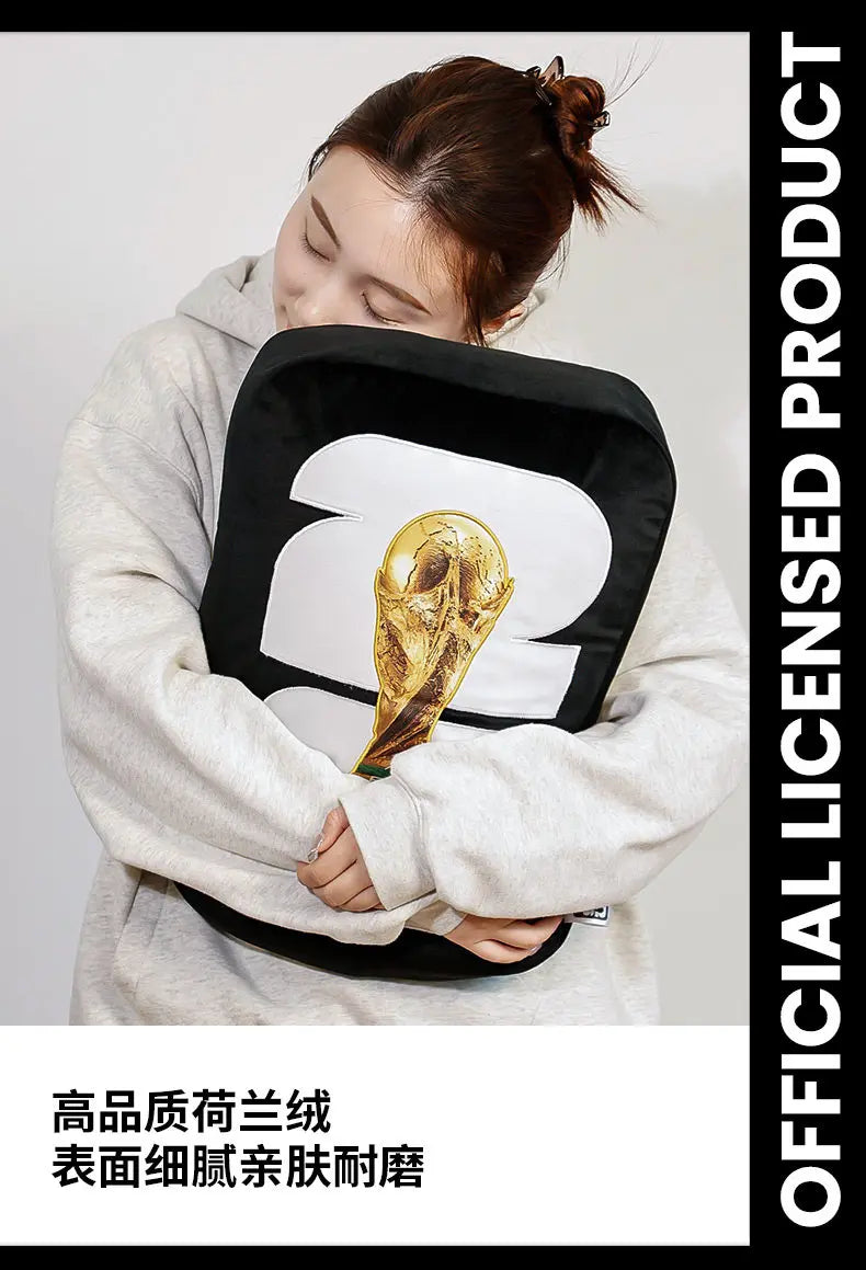 2026 Futbol Throw Pillow with Removable & Washable Cover
