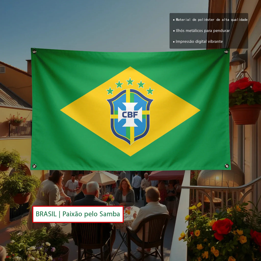 2026 Soccer Championship Team Flag Argentina Brazil France Germany England Spain Portugal Netherlands Polyester Fan Banner